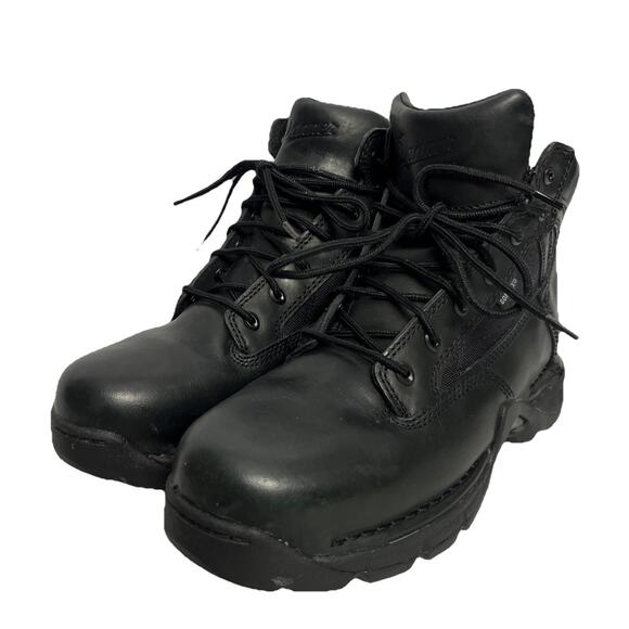 DANNER Striker II Gtx Black Leather Mens 8.5 D Combat Soft Toe Lace Up 4.5\